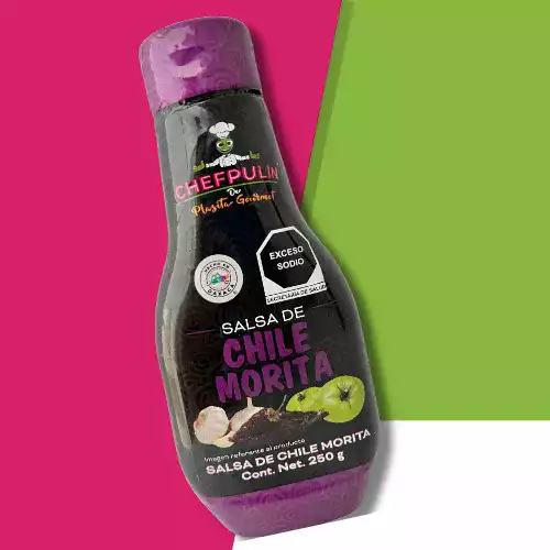 Salsa de Chile Morita bote de plastico 250ml